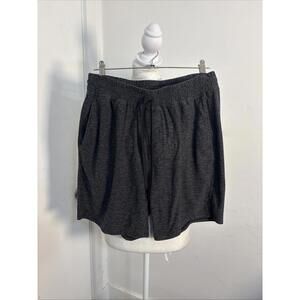 Men’s Outdoor Voices Large Shorts Drawstring Pockets Heathered Gray